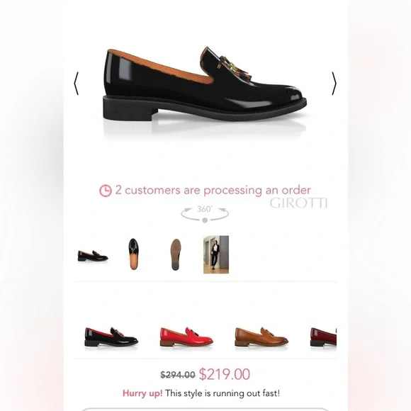 GIROTTI Italian Leather Custom Made Slip On Loafer Suede Leopard Tassel Classic - Picture 16 of 16